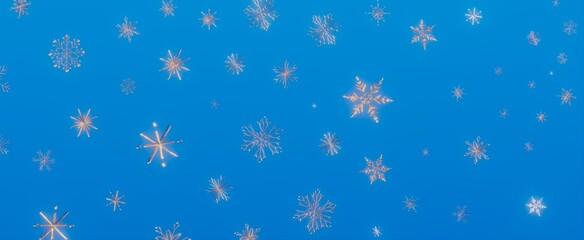 Winter Wonderland: A Stunning View of Snowflakes