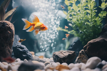 fish in aquarium