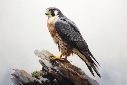 Peregrine falcon accipiter buzzard vulture.