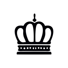 crown icon vector illustration