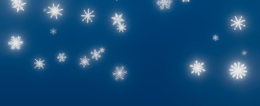 Snowy Winter Background