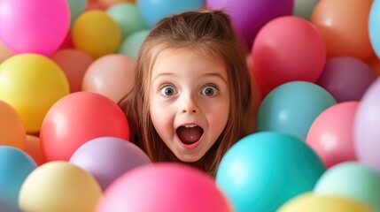 person with too many party balloons