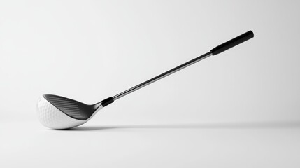 Golf club and ball isolated on a white background modern and realistic. Generative AI