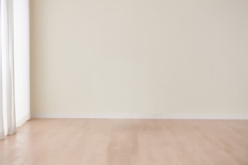 Modern Scandinavian and minimalist living room interior. White empty room. Scandinavian interior design.