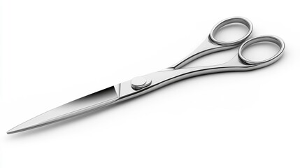 Obraz premium Realistic Surgical Scissors on a White Background – Perfect for Medical and Healthcare Themes. Generative AI