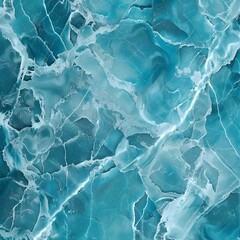 Obraz premium Marble Texture in cyan Colors. Elegant square Background