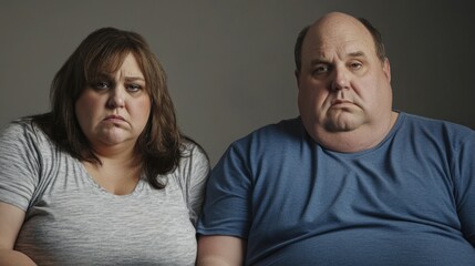 Obraz premium fat person with overweight