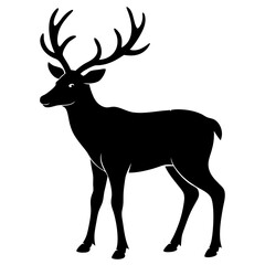 deer silhouette vector