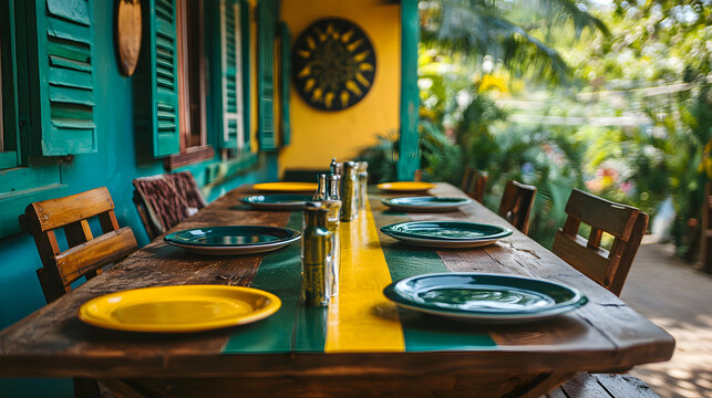 table and chairs