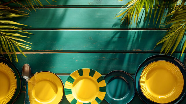 table and plates