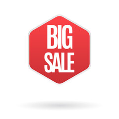 Label sale, black big sale sticker, Big sale label