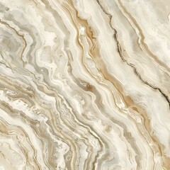 Obraz premium Marble Texture in khaki Colors. Elegant square Background