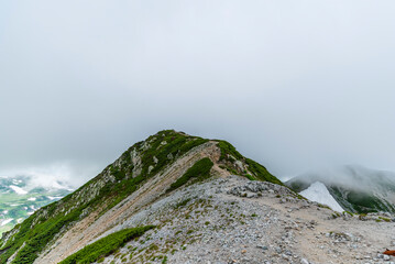 別山稜線　富山県立山町