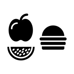 Foods glyph icon