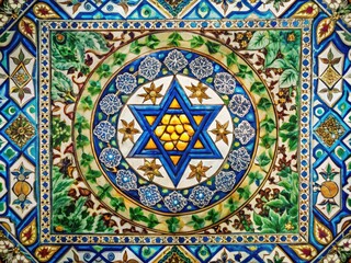 Candid Photography of Israel Elements in Vibrant Patterns for Unique Visuals