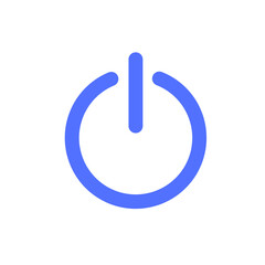 Flat Blue Login Logout Icon PNG