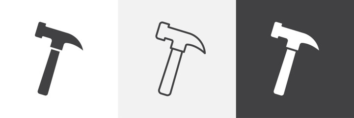Hammer icon. for web ui designs