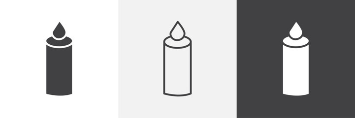Candle icon. for web ui designs