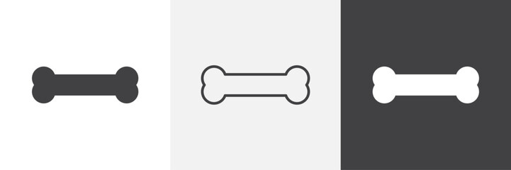 Bone icon. for web ui designs