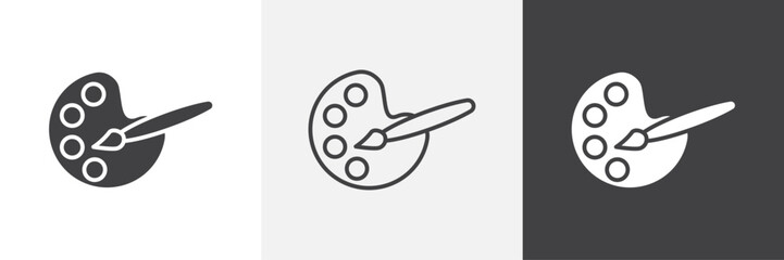 Paint icon. for web ui designs