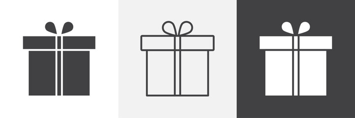 Gift icon. for web ui designs