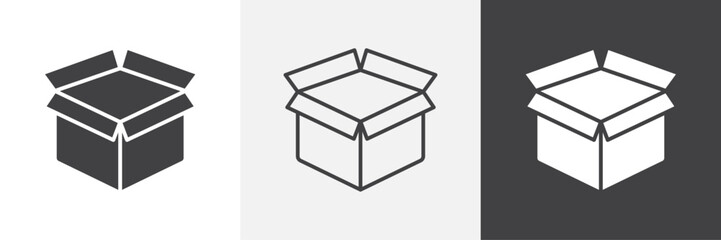 Box icon. for web ui designs