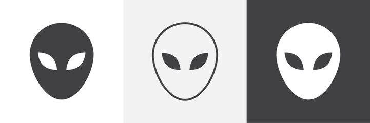 Alien icon. for web ui designs
