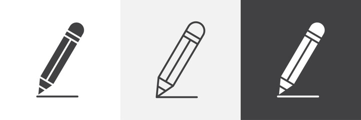 Pencil icon. for web ui designs
