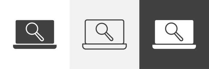 Browsing icon. for web ui designs