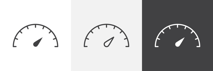 Speedometer icon. for web ui designs