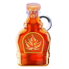 maple syrup 3d render icon