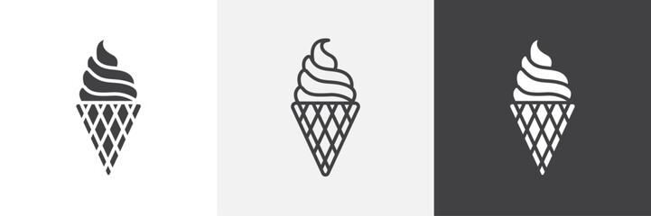 Ice Cream icon. for web ui designs