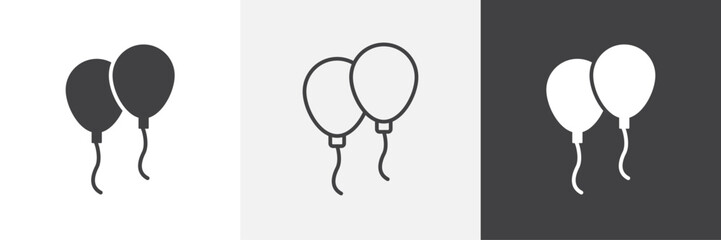 Balloons icon. for web ui designs © Creatives
