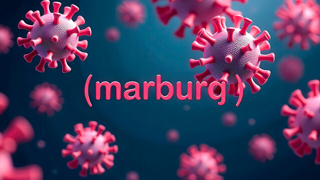 A close-up of the new Marburg virus