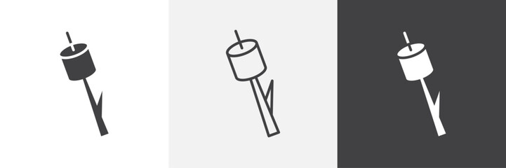 Marshmallow icon. for web ui designs