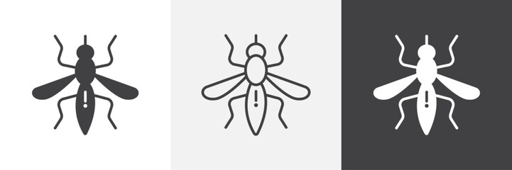 Mosquito icon. for web ui designs
