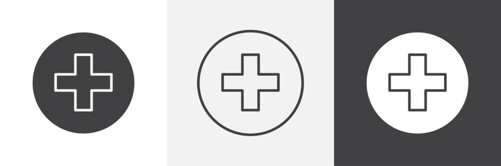 Hospital sign icon. for web ui designs