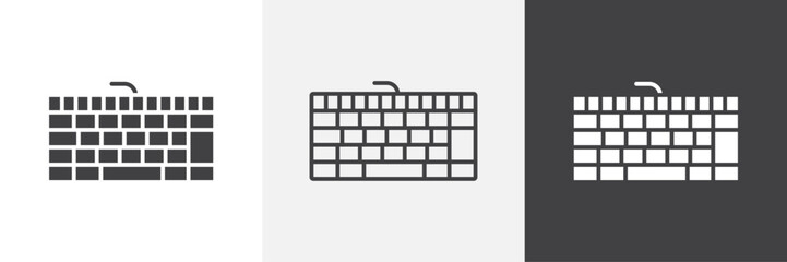 Keyboard icon. for web ui designs