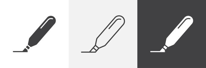 Highlighter icon. for web ui designs