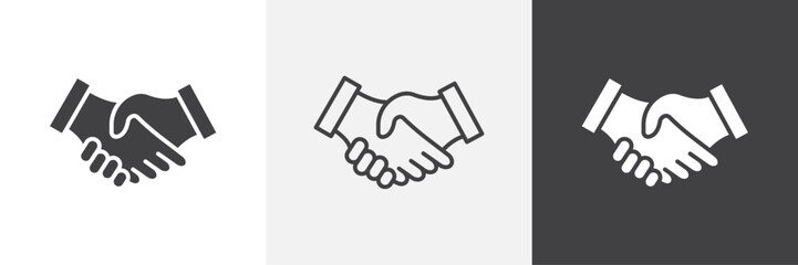 Handshake icon. for web ui designs