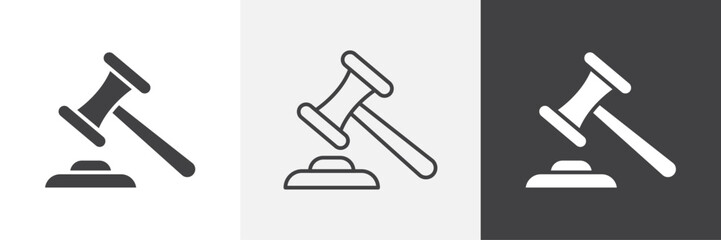 Gavel icon. for web ui designs