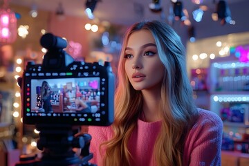 Female Influencer Livestreaming Online Brand Promotion and Digital Advertising