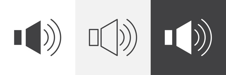 Speaker icon. for web ui designs