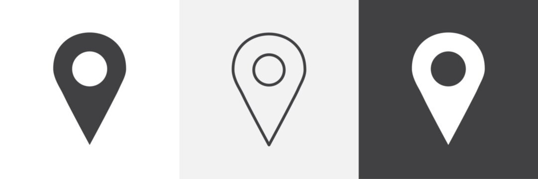 Pin icon. for web ui designs