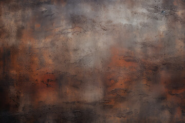 Fototapeta premium Processed collage of orange rust metal surface texture. Background for banner, backdrop or texture