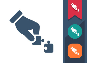 Puzzle, Puzzle Piece Icon