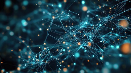 spider web with dew drops