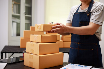 Mailboxes for delivery, parcel boxes for sending requests and documents