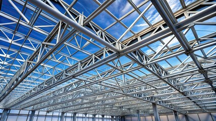Metal truss supports for sheet metal roofs