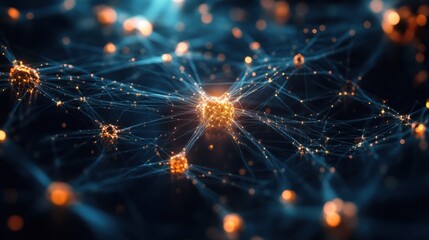 Fototapeta premium spider web in the morning dew